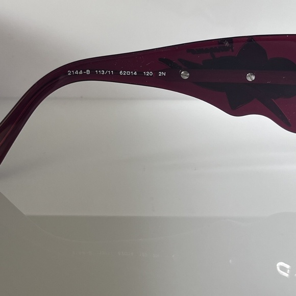 Ferragamo Women\'s Sunglasses Swarovski Crystal Flower oversized Burgundy 2144B main image 12